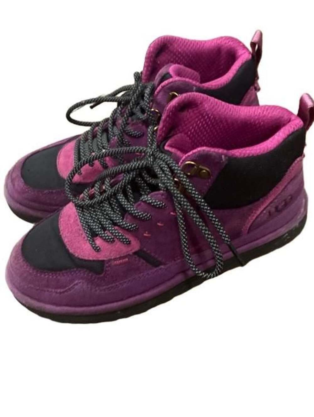 UGG Highland Hi Heritage Pinot Purple Suede Boots Size 7